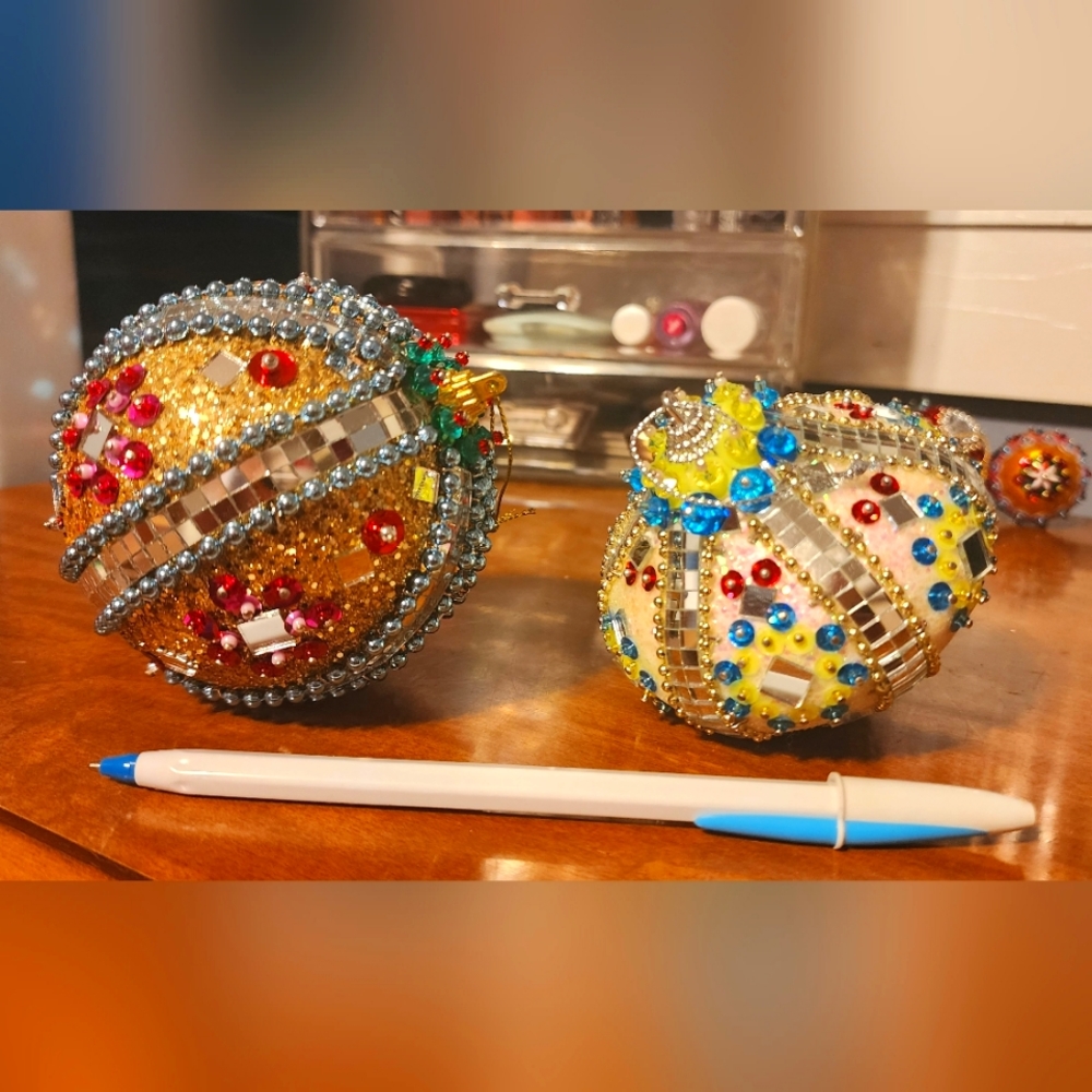 Handmade christmas ornaments